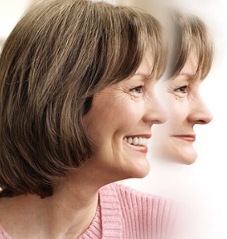 Woman enjoying the results of dental implants